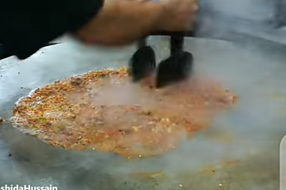 takatak (katakat) spoon in iron use to make chicken Tawa  Tawa qeema and different more recipes heavy quality use in restaurant