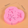 Crown Silicone Fondant And Chocolate Mold 3 Cavity. 