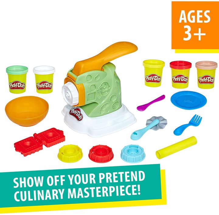 Playdough%20Noodle%20Maker%20Play%20Set%20Dough%20Moulding%20With%205%20PlayDough%20Cans%20-%20Image%203