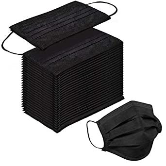 Surgical%20Disposable%20Black%20Face%20Mask%203%20Protective%20Layers%20with%20Nose%20Pin%20Pack%20Of%2050%20Pcs%20-%20Image%202
