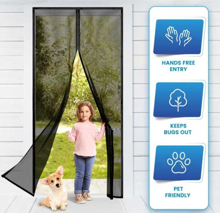 Magnetic Mosquito Net Door | Heavy-Duty Anti-Mosquito Mesh Screen | Hands-Free Insect Barrier for Home Entryways