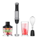 Slaouwo Hand Blender 4-in-1 Hand Immersion Blenders, Electric Hand Stick Blender with Beaker, Stainless Steel Blade, Egg Whisk for Smoothies, Soups, Sauces, Baby Food. 