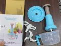 Chopper - Manual chopper - Chopper Machine - Handchopper - Advanced Multi-Function Food Processor - Vegetable Cutter - Hand Chopper - Press Start Quick Operation - Handheld Vegetable Chopper - Mixer - Blender To Chop Fruits Onions - Ginger- Herbs - Garlic. 