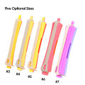 #3 12 Pieces Salon Cold Wave Rods Hair Roller With Rubber Band Curling Curler Perms Hairdressing Styling Tool for Girls Women Hair DIY. 