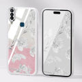 VRQR Camera Protection Phone Case For Vivo Y15 Back Cover bauhinia Pattern Attach Flashing Paper Phone Cover Vivo Y17 Y12 1940 1904. 