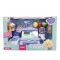 Electronic Cash Register Pretend Play Supermarket Checkout Counter Game. 