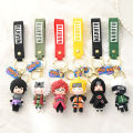 Cross border naruto keychain cartoon two-dimensional pendant schoolbag small gift wholesale anime keychain cute. 