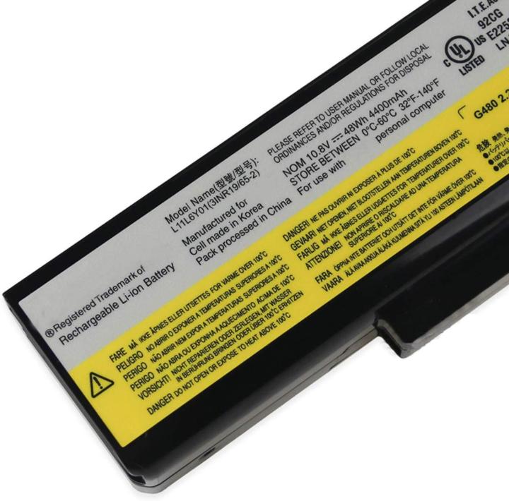 Laptop%20Battery%20Lenovo%20IdeaPad%20%20G580%20G585%20G700%20G710%20%206%20Cell%20%20%20P/N:%20L11L6Y01%20%20%20L11S6Y01%20-%20Image%203