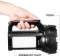 Portable Rechargebale LED Search light DP-7320, Spotlight Super Bright Torch, Handheld Flashlight , High-Powere Searchlight Camping, dual function Torchlight with Emergency light Modes black. 