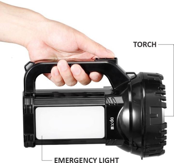Portable%20Rechargebale%20LED%20Search%20light%20DP-7320,%20Spotlight%20Super%20Bright%20Torch,%20Handheld%20Flashlight%20,%20High-Powere%20Searchlight%20Camping,%20dual%20function%20Torchlight%20with%20Emergency%20light%20Modes%20black%20-%20Image%202