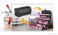 4-Layer Roll-up Travel Cosmetic Makeup Storage Bag Hanging Toiletry Organizer Foldable. 