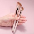 1 【HOT】 OVW Makeup Brushes Liquid Foundation Concealer Blending Blush Brush 2PCS Oblique Head Face Contour Professional Makeup Tool. 