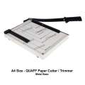 Professional A4 Office Home Paper Cutter Paper Trimmer Machine Heavy Duty Metal Base 12 Sheet Capacity (32.5x25cm). 