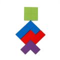 Wooden Tangram Puzzles for Kids  Wooden Intelligence Puzzle Bricks / Colourful Wooden Bricks Puzzle For Kids. 