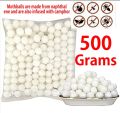Anti Cloth Moths Naphthalene Balls - 500 Grams Cupboard Wardrobe Mothball Naphthalene Anti-insect Camphor Ball Repellent. 