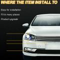 2X Universal LED Daytime Running Light White DRL Driving Turn Signal. 