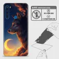 Xiaomi Redmi Note 8 Back Skin - Design 5 - Mighty Wolf Skin Wrap Back Sticker. 