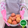 Extra Long Washing Gloves Cleaning Warm Waterproof Rubber Glove Gift Modern. 