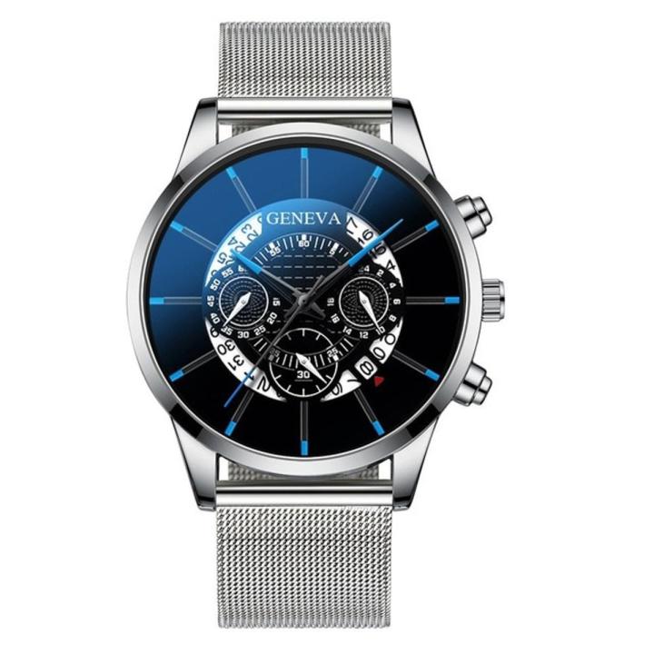 Luxury Ultra Thin Men Calendar Watch Stainless Steel Anti-Blue Light Watches Men's Watches Quartz Reloj Hombre