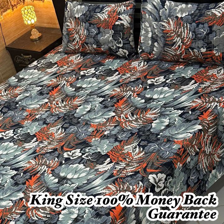 Full%20King%20Size%20Bed%20Sheet%20Granted%2090%5C97%20-%20Fabric%20%20High%20Quality%20Pure%20Cotton%20Crystal%20-%20Image%205