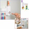 Automatic Tooth Paste Dispenser And Brush Holder. 