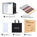 PULUZ Photo Studio Product Photography Box White & Warm Light Box Lighting Studio Shooting Tent Box Kit with 12 Colors Backdrops 40cm x 40cm x 40cm (40cm/15.7"Inches). 