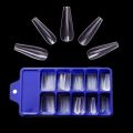 288pc/Box Nails Matte Acrylic Tips Mixed Color Full Cover Artificial Wearable Nail Short Almond Nail Press on Manicure. 