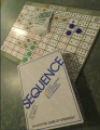 Sequence Strategy Board Game Laminated. 