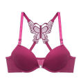 Butterfly Style Push-Up Bra - Front Open Padded Design for Women. 