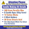 Candle Making Kit for Beginners with Raw Materials to Make Scented Candles. 