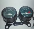 Motorcycle Double Round Speedometer Tachometer RPM Honda Old Model Style for 125cc Bike. 