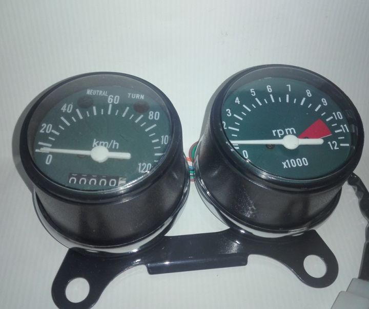Motorcycle%20Double%20Round%20Speedometer%20Tachometer%20RPM%20Honda%20Old%20Model%20Style%20for%20125cc%20Bike%20-%20Image%203