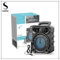 Sixonic GTS 1637 / 1638 Portable Rechargeable Wireless Bluetooth Speaker With Microphone USB SD Card Supported Powerful Sound Quality. 