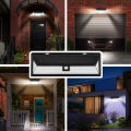 Solar Light Outdoor, 118 LEDs PIR Motion Sensor Weatherproof For Wall Fence. 