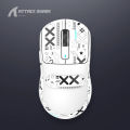 Attack Shark X3 Lightweight Wireless Gaming Mouse with 3 Mode 2.4G USB-C Wired Bluetooth 26K DPI PAW3395 Optical Sensor for PC/Laptop/Win/Mac. 