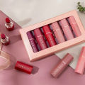 6pcs/lot Lip Kit Matte Lipstick Waterproof Velvet Stick Tint Nude Cosmetic Makeup Set Professional Korean Beauty Cosmetics Kpop. 