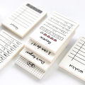 imoda 50Sheets Basic Memo Pad Time Manage Diary Note （no sticky）. 