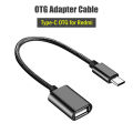 【Sunflower EGR】USB to OTG Adapter Cable for Xiaomi Redmi Note 9S 8T 7 9 Pro Max Redmi 8 8A 9 K20 K30 Pro 5G USB C OTG Converter. 