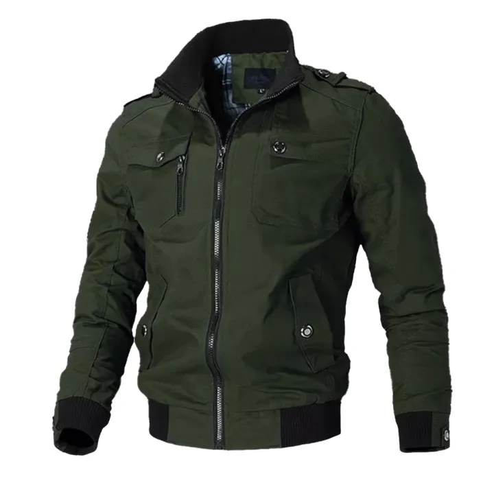 Winter%20Stylish%20Pocket%20Zipper%20Jacket%20For%20Men/%20Upper%20/Bomber%20Jacket%20For%20Men%20-%20Heavy%20Fleece%20Material%20-%20Stay%20Warm%20And%20Stylish%20In%20Winter%20-%20Image%202