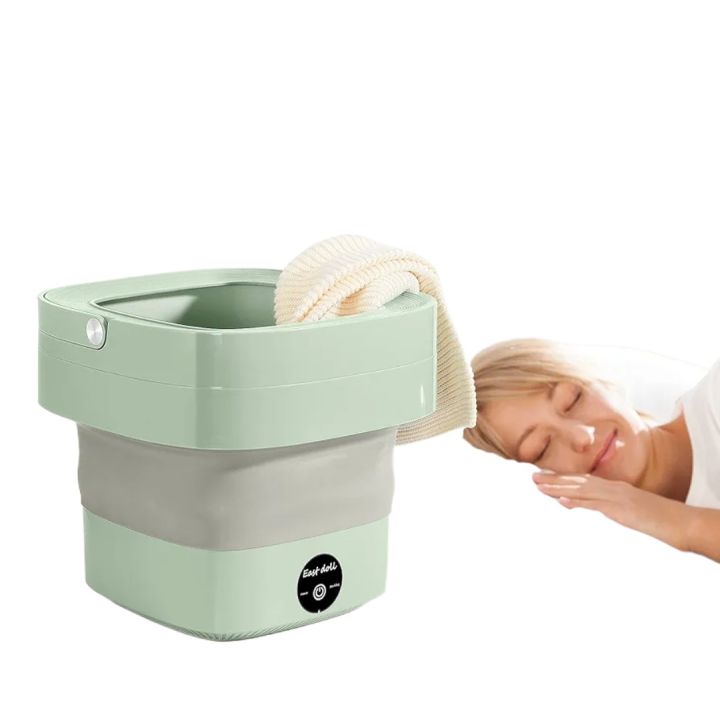 Mini Washing Machine Bucket Folding Portable Laundry Machine Clothes Washing
