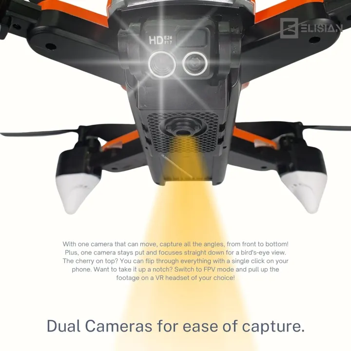 Mini%20Drone%20for%20Kids%20%7C%20Obstace%20Avoidance%20Drone%20%7C%20360%20Degree%20Flip%20Functionality%20%7C%20Foldable%20Toy%20Drone%20with%201080p%20Camera%20%7C%203%20Speed%20Modes%20(Elisian%20D9%20Obstacle%20Avoidance,%20Orange)%20-%20Image%207