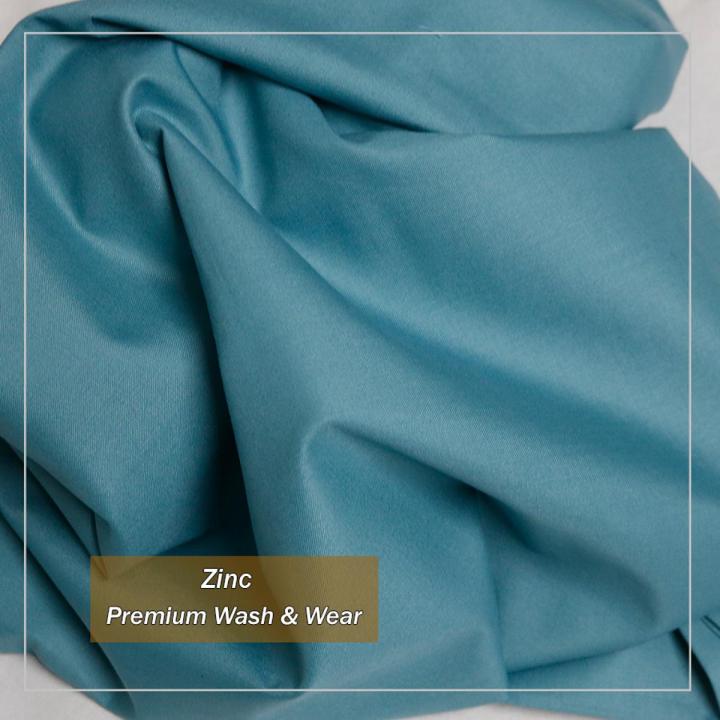Zinc Fine Wash And Wear | Unstitched Suit For Men | Summer Fabric
