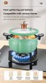 Micro Pressure Cooker, ( 8 liters )  Pumpkin to Avoid Sticking Multifunctional Soup Pot Gas Stove Suitable for Use as A General Kitchen Tool (28cm) (Size : 28cm). 