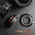 Lens Adapter Canon EOS (EF/EF-S) D/SLR Lens to Micro Four Thirds (MFT, M4/3) Mount Mirrorless Camera Body with Matting Varnish Design Lens Adapter. 