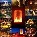 Lumiereholic LED Bulbs Flame Effect Light Bulb FÎrêFlickêring Decorative Bulbs Simulated Nature FîrêAtmosphere Lamp for Christmas/Home/Party/Garden/Bar/Halloween/Festival Decoration. 