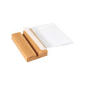Acrylic Brochure Stand T Shape Wooden Base Photo Frame Table Hotel Menu Product Price Flyer Leaflet Display Holder QR Code Stand. 