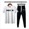 Free fire Yellow & Black Printed Tracksuit For Men & Boys - Soft & Comfortable Fabric Trouser & tshirts for men. 