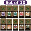 Bundle of 10 Essential Oils by Bio Shop™ Aromatherapy Essential Oil - Lavender  Rosemary  Peppermint  Cinnamon  Cedarwood  Pine  Eucalyptus  Basil  Winter green 100% Pure & Un-Diluted. 