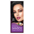 Samsol Hair Colour - 45 Black - 50 ml - Non Metallic Dye. 
