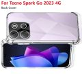 Tecno Spark Go 2023 4G Back Cover Transparent Soft Bumper Clear Back Case Imported. 
